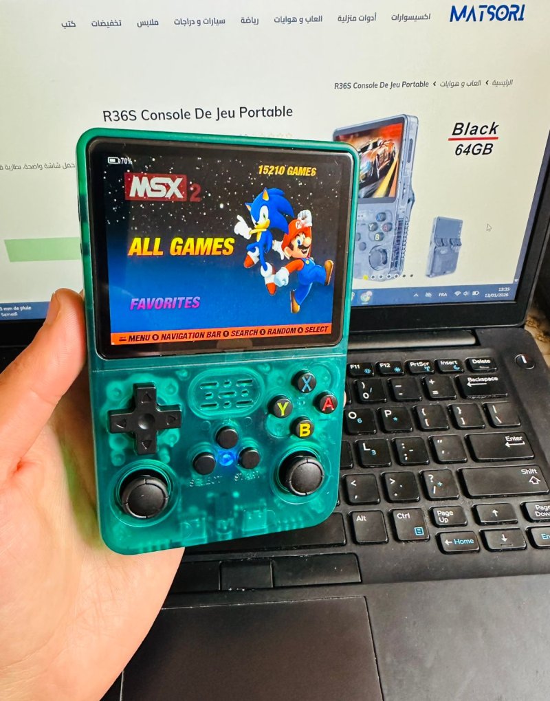 R36S Console De Jeu Portable Rétro